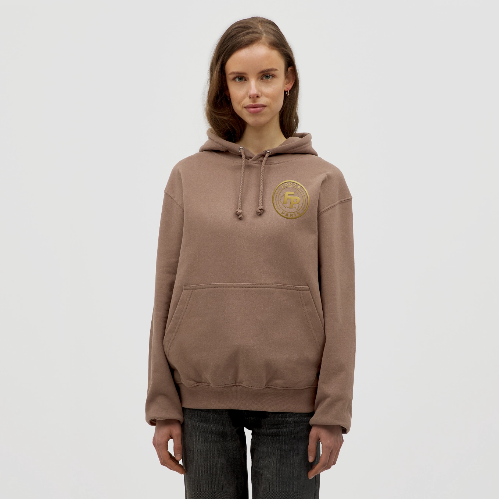 Sweat-shirt à capuche unisexe - moka