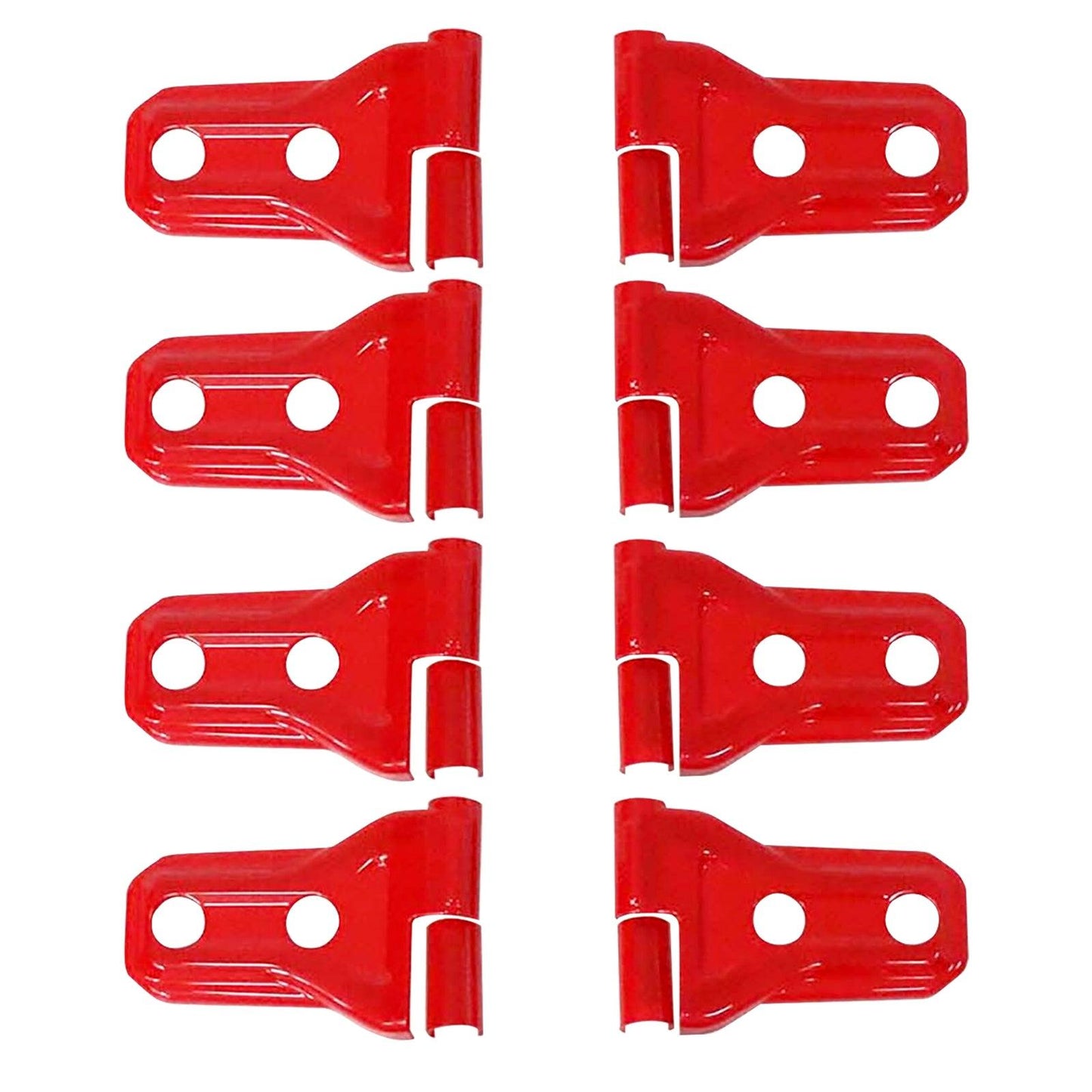 (8pcs/set) Door Hinge Shell for Jeep Wrangler JL 2018-2022 (Black/ Red/ Silver)