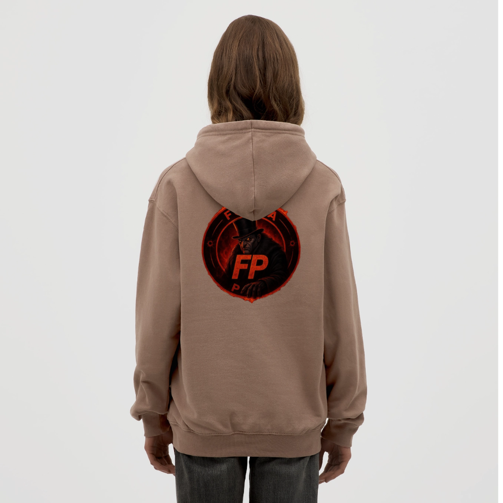 Sweat-shirt à capuche unisexe - moka