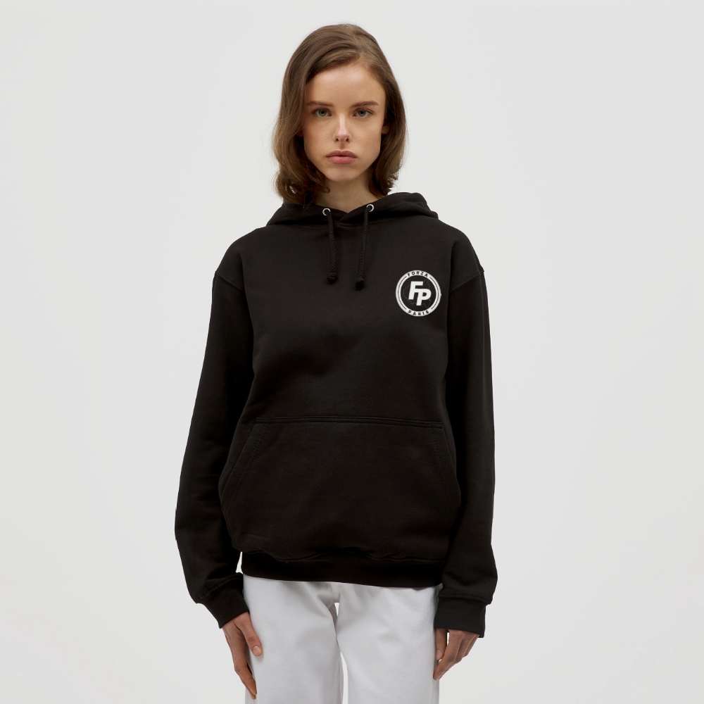 Sweat-shirt à capuche unisexe - noir