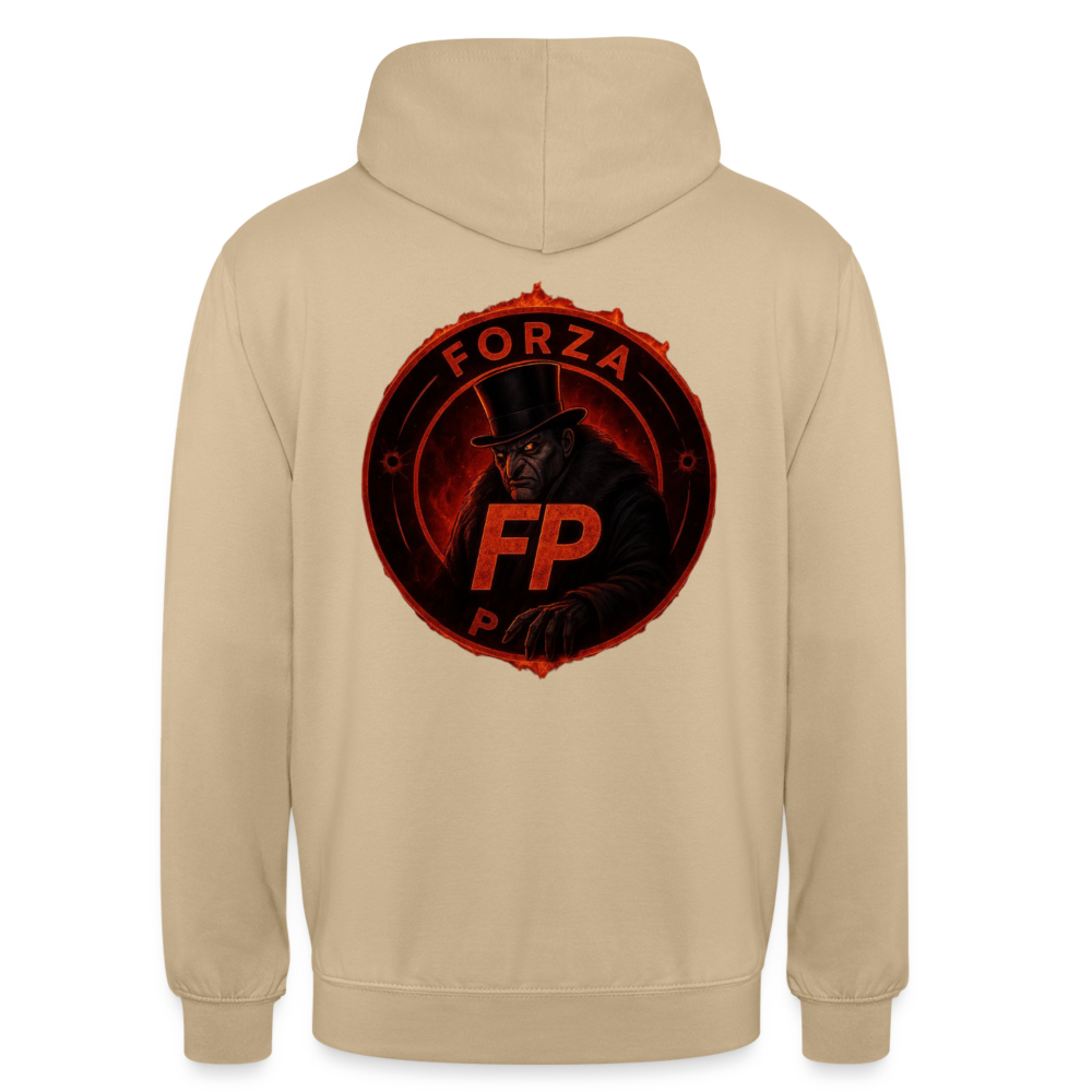 Sweat-shirt à capuche unisexe - beige