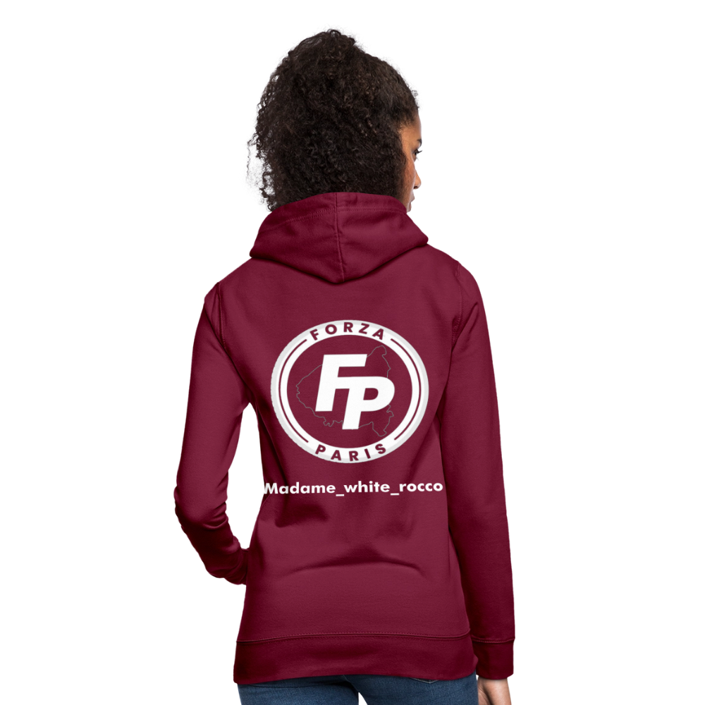 Sweat à capuche Femme - bordeaux