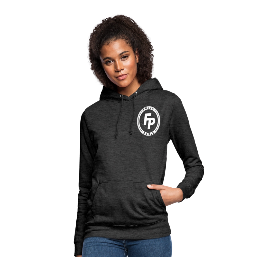 Sweat à capuche Femme - charbon