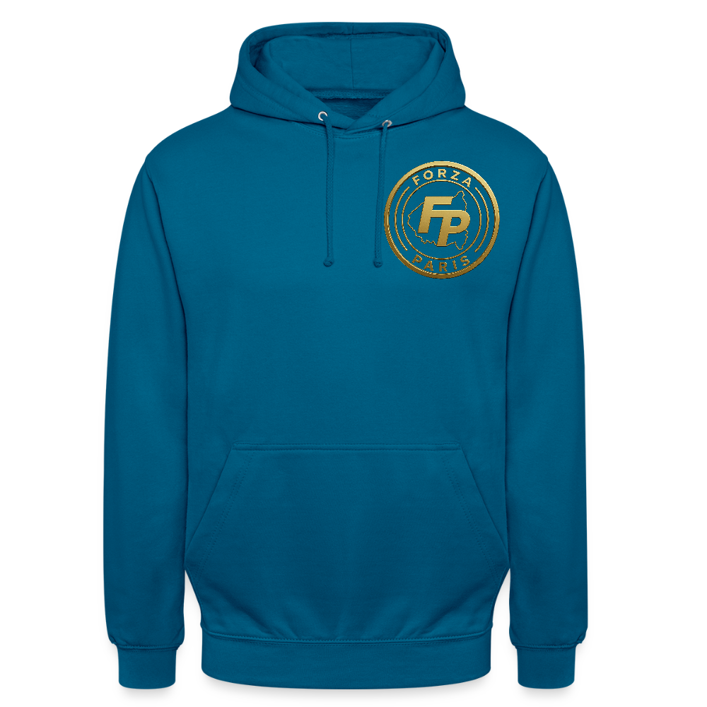Sweat-shirt à capuche unisexe - bleu profond 