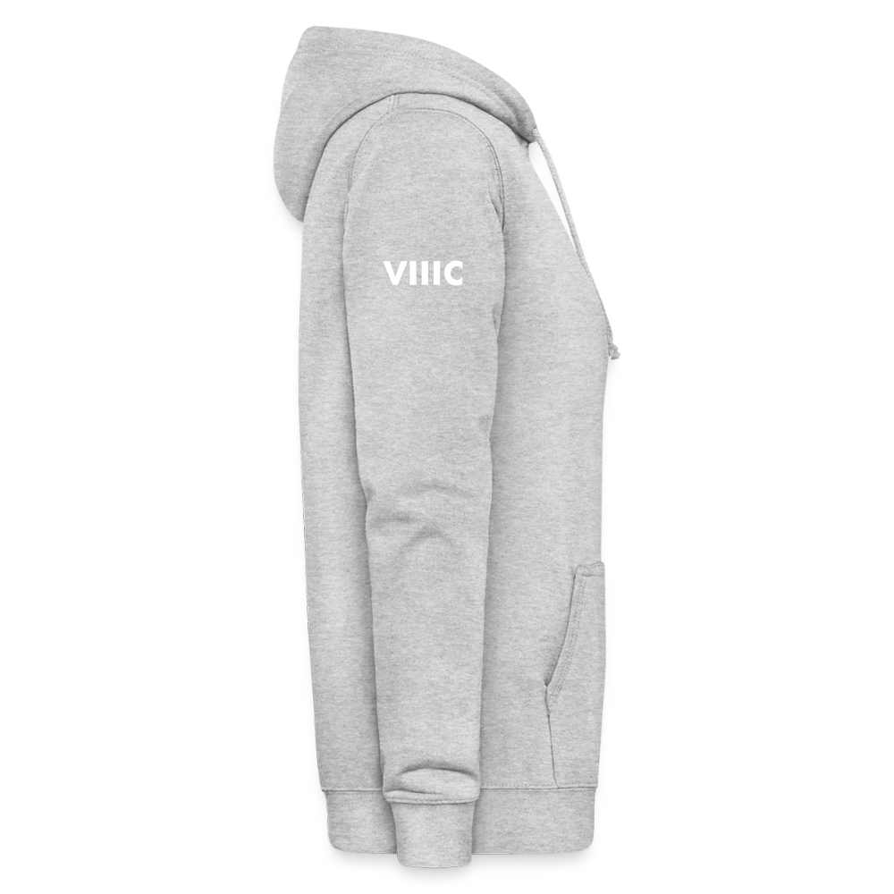 Sweat à capuche Femme - gris clair chiné