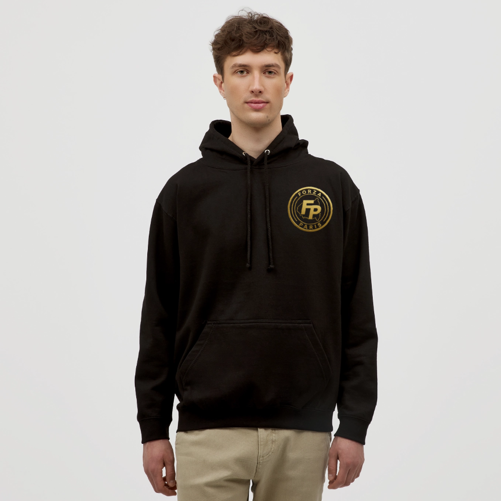 Sweat-shirt à capuche unisexe - noir