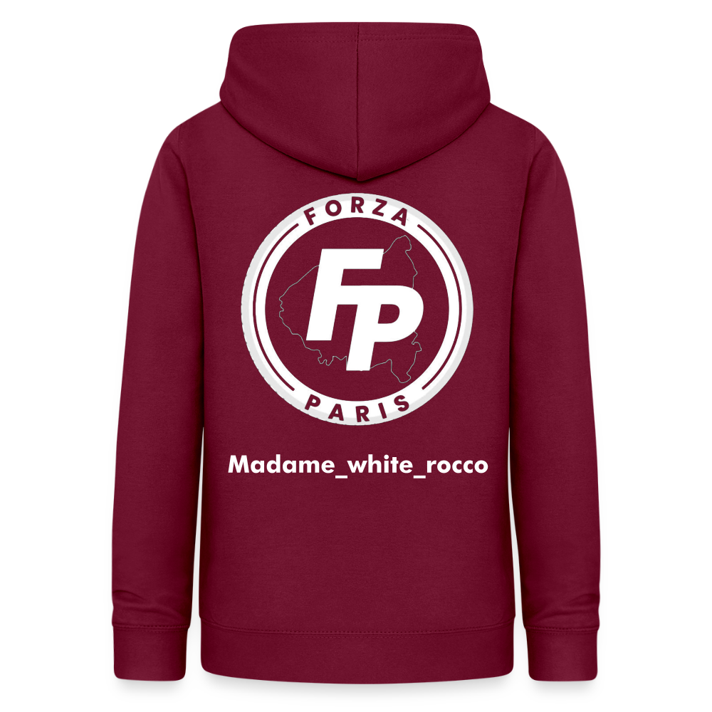 Sweat à capuche Femme - bordeaux