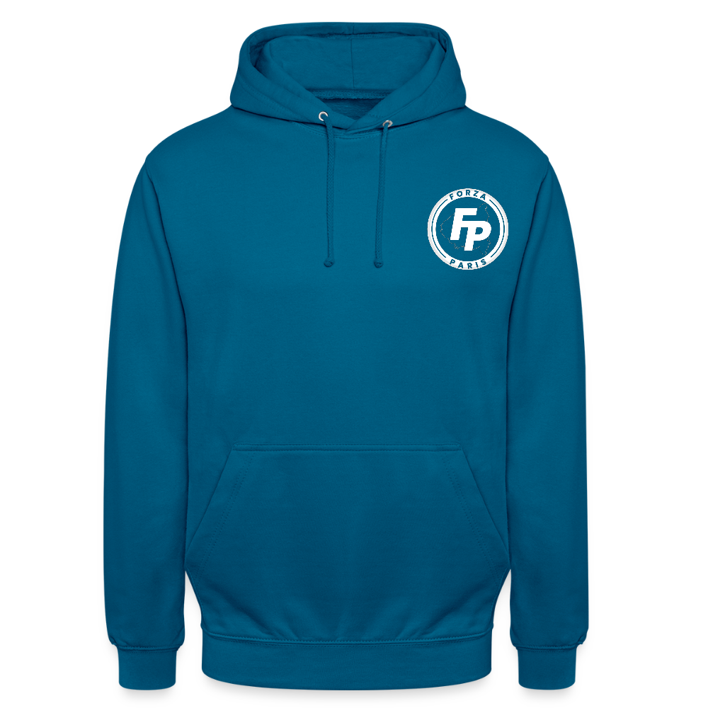 Sweat-shirt à capuche unisexe - bleu profond 
