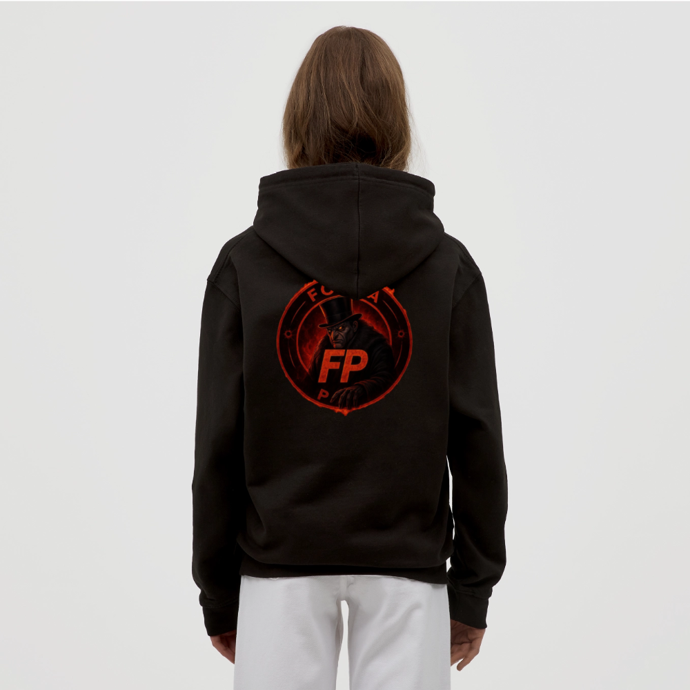 Sweat-shirt à capuche unisexe - noir
