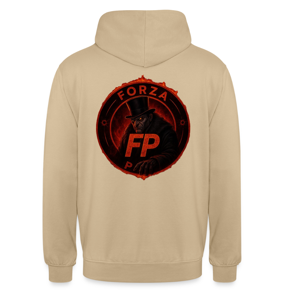 Sweat-shirt à capuche unisexe - beige