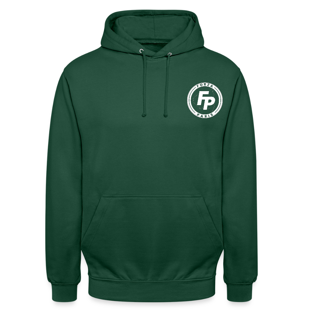 Sweat-shirt à capuche unisexe - vert bouteille