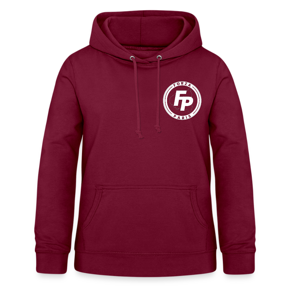 Sweat à capuche Femme - bordeaux