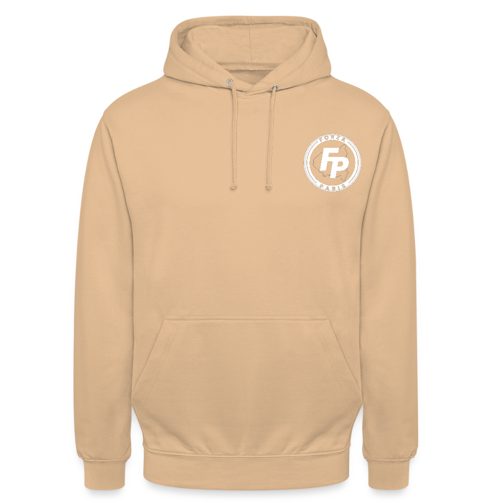Sweat-shirt à capuche unisexe - pêche