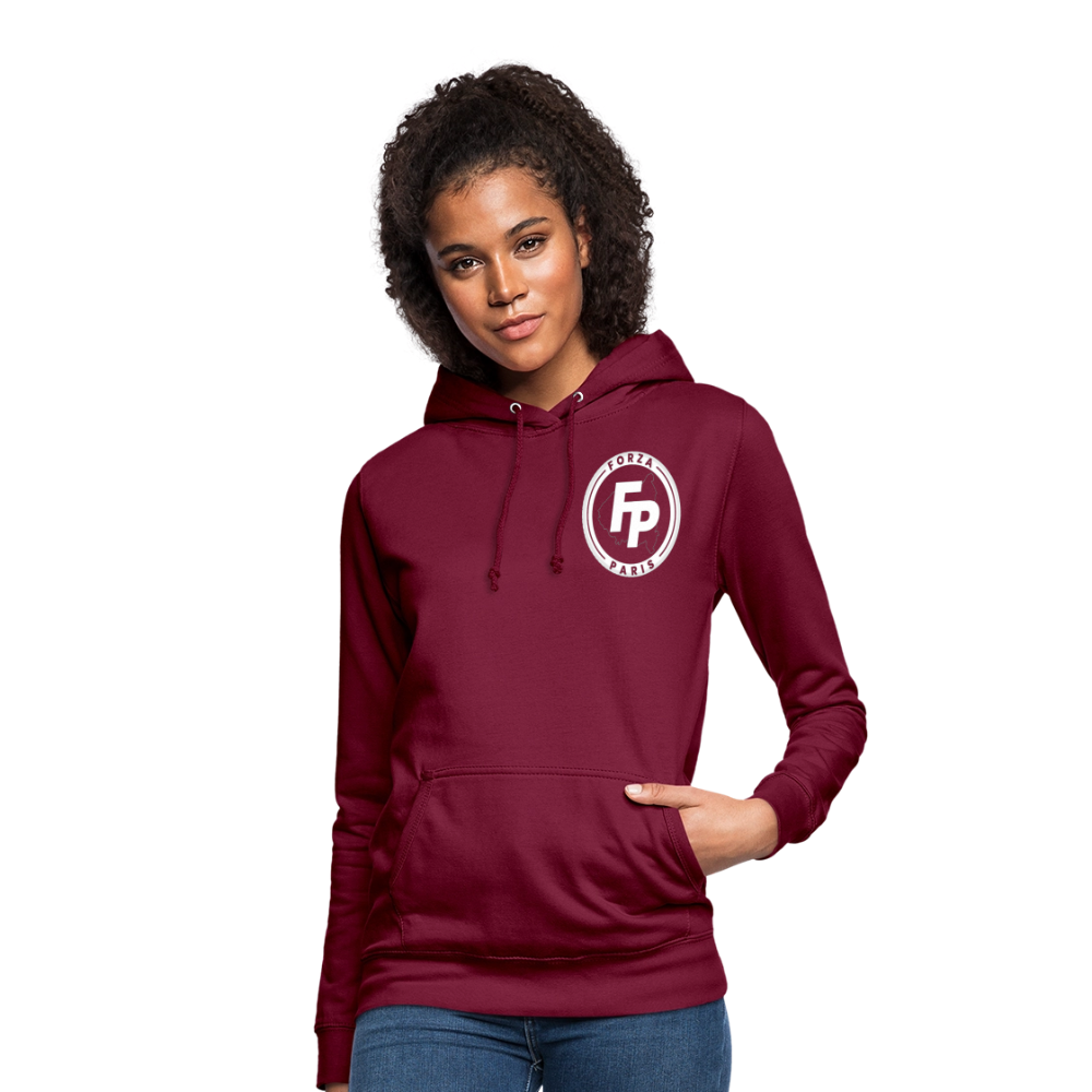 Sweat à capuche Femme - bordeaux