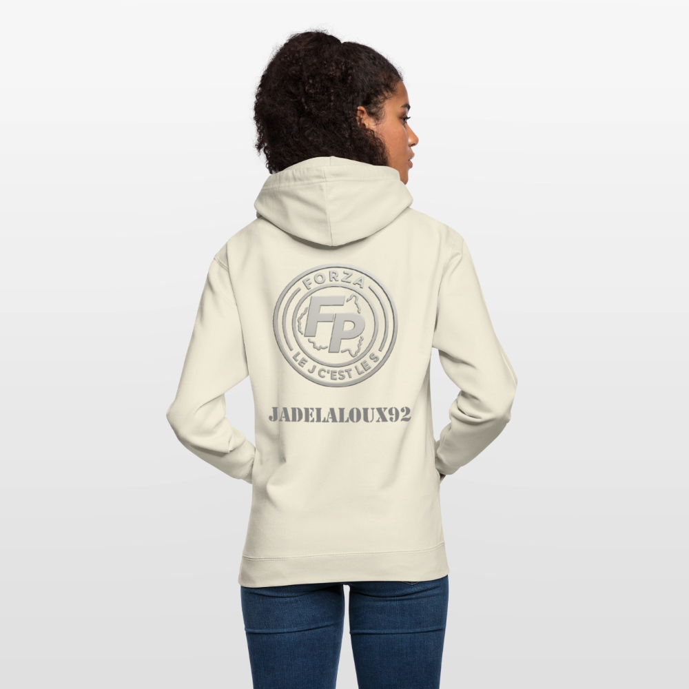 Sweat-shirt à capuche unisexe - vanille