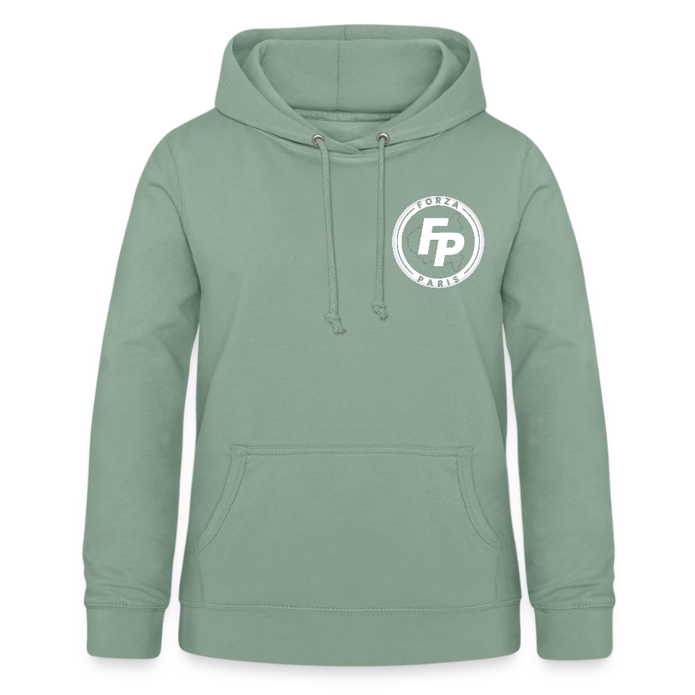 Sweat à capuche Femme - vert-de-gris