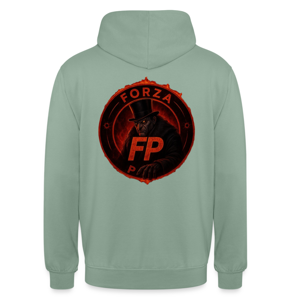 Sweat-shirt à capuche unisexe - vert-de-gris