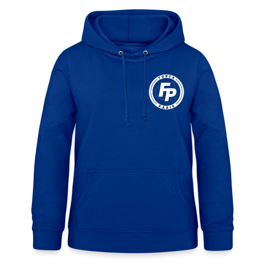 Sweat à capuche Femme - bleu royal