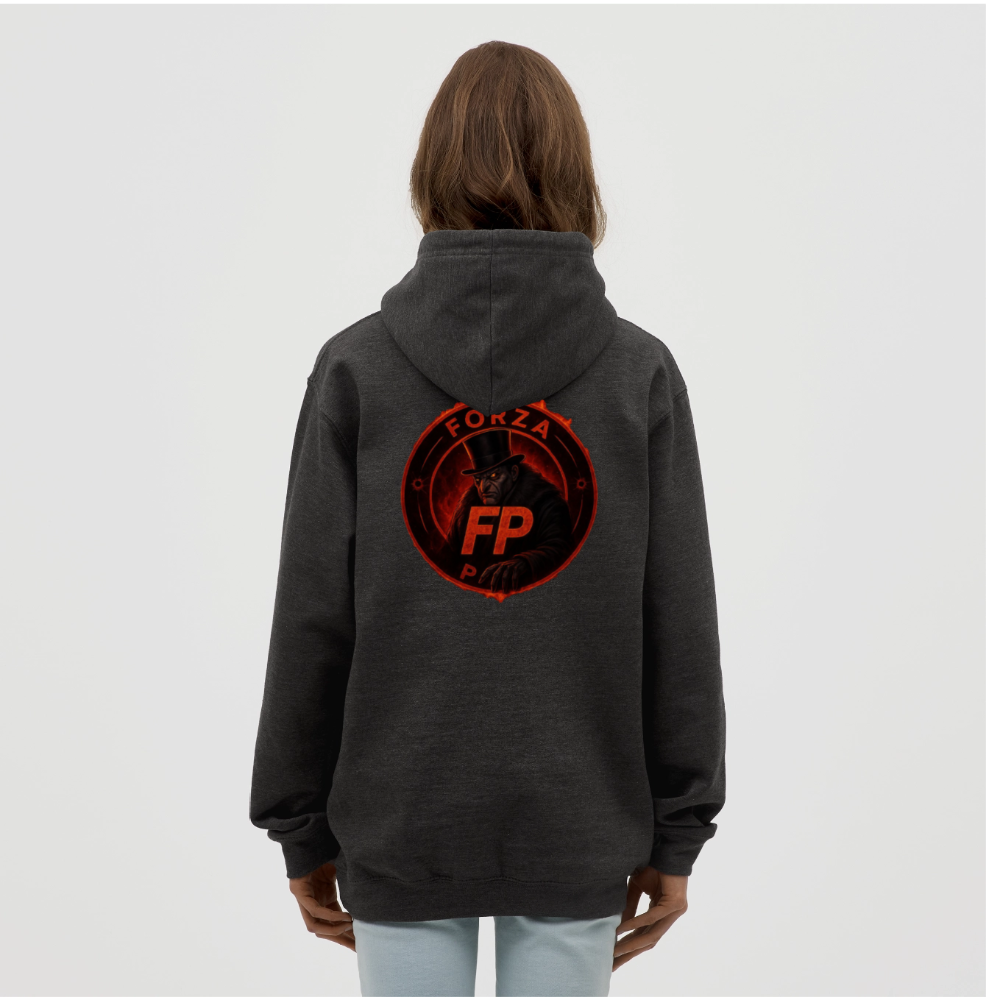 Sweat-shirt à capuche unisexe - charbon