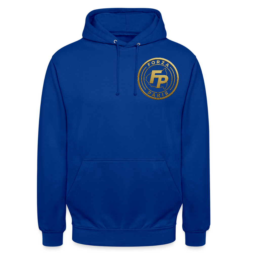 Sweat-shirt à capuche unisexe - bleu royal