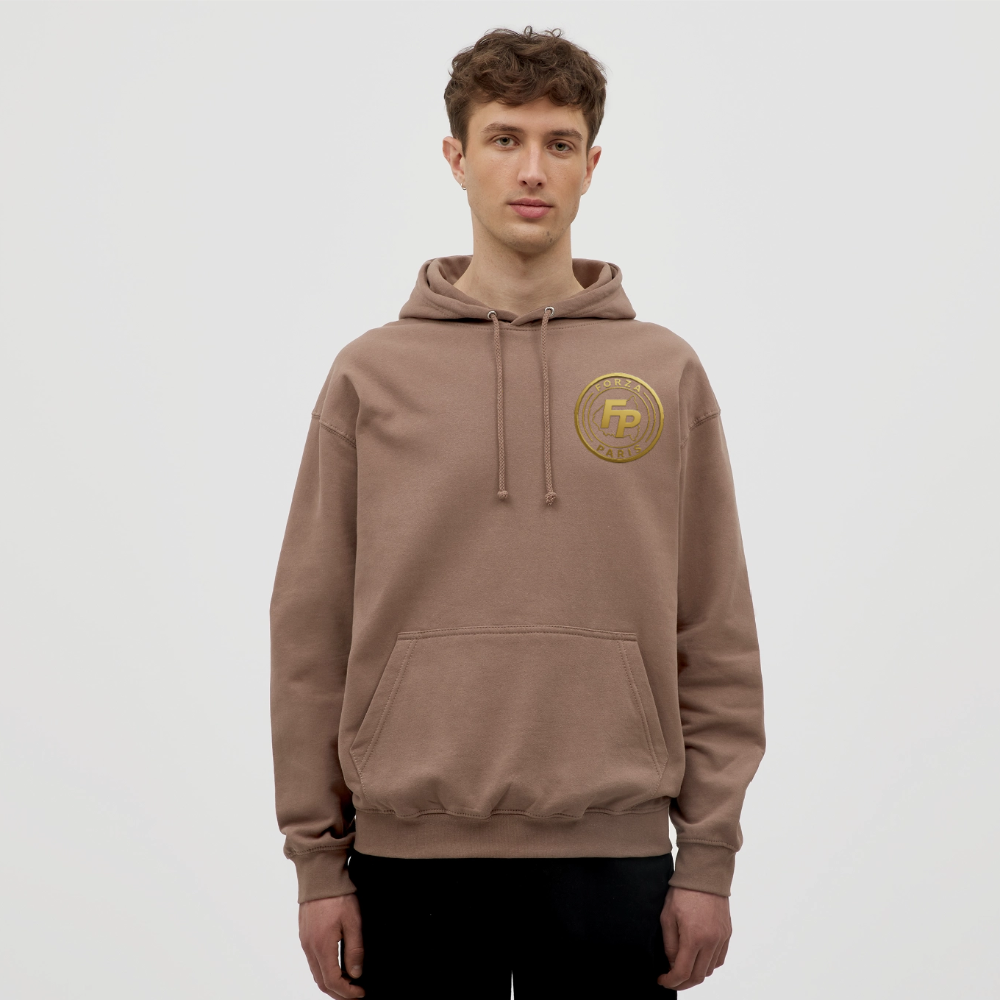 Sweat-shirt à capuche unisexe - moka