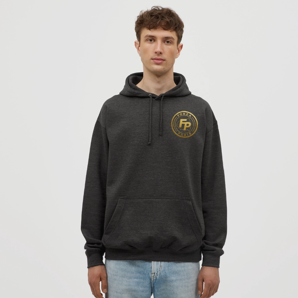 Sweat-shirt à capuche unisexe - charbon