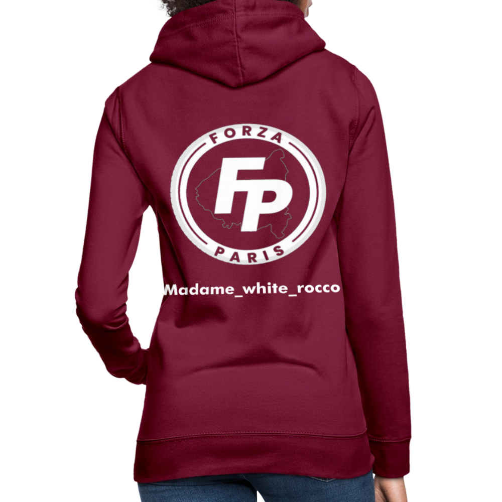 Sweat à capuche Femme - bordeaux