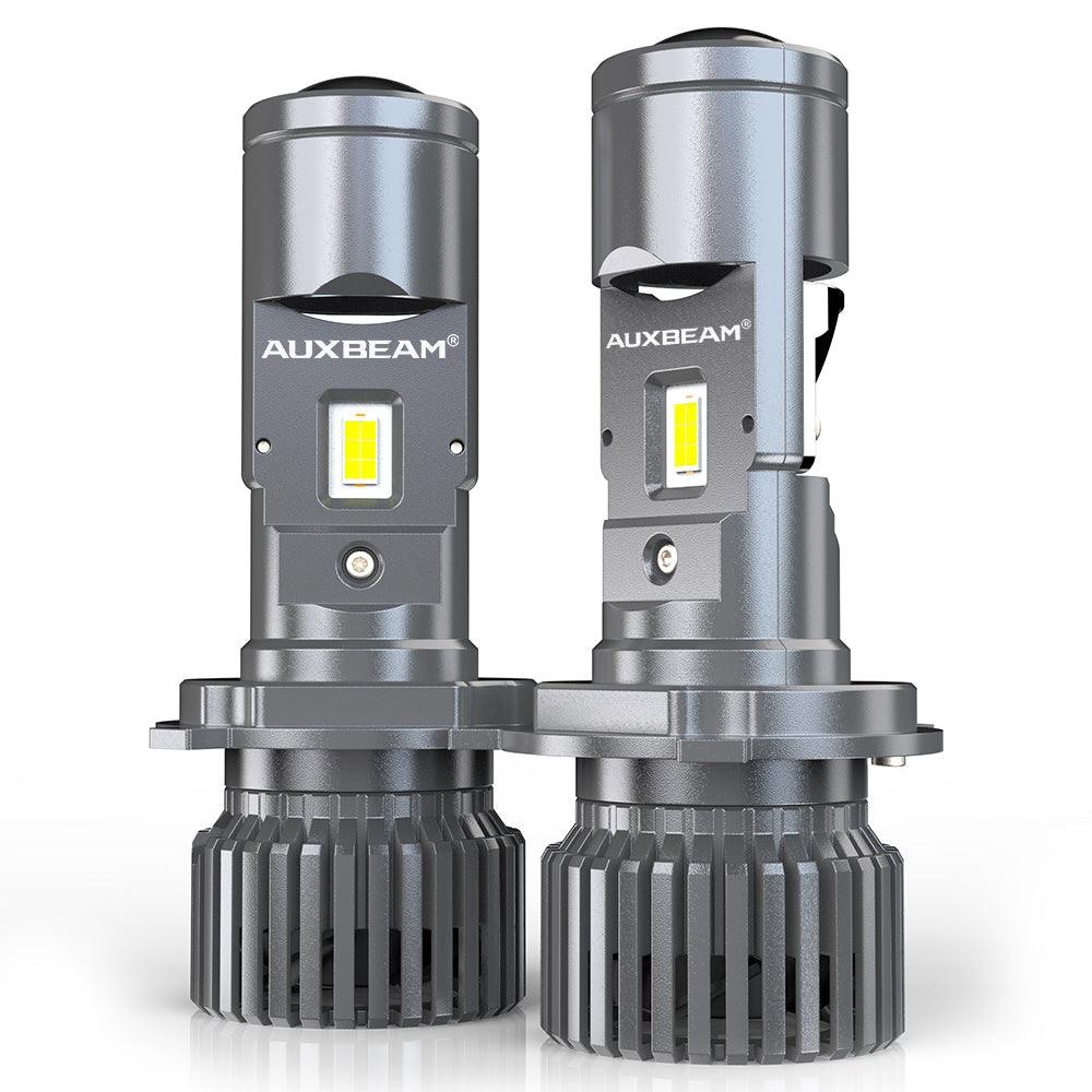 H4 LED Headlight Bulbs 110W 10000LM Mini Bi-LED Projector Lens Headlight 6000K Cool White | 2 Bulbs
