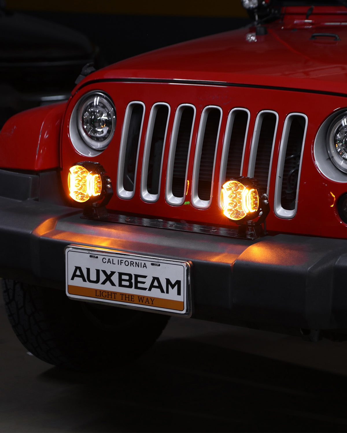 V-ULTRA Series | 5 Inch 172W LED Side Shooter Amber/White Pod Lights with Amber DRL