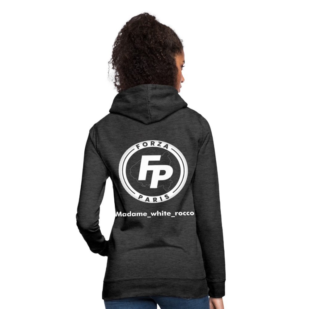Sweat à capuche Femme - charbon
