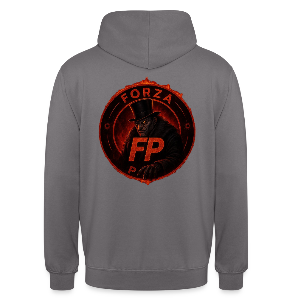 Sweat-shirt à capuche unisexe - gris éléphant