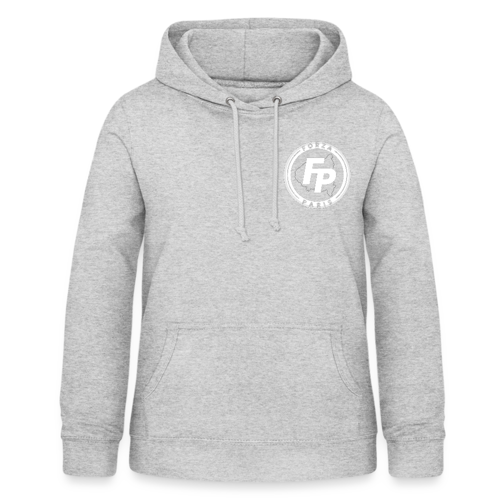 Sweat à capuche Femme - gris clair chiné