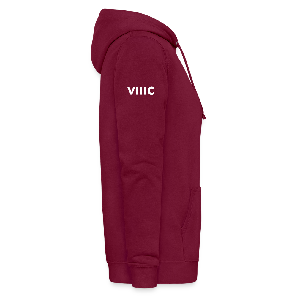 Sweat à capuche Femme - bordeaux