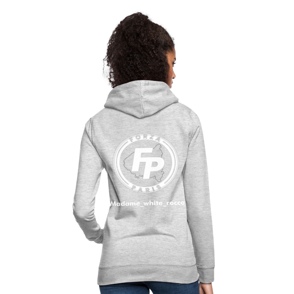 Sweat à capuche Femme - gris clair chiné