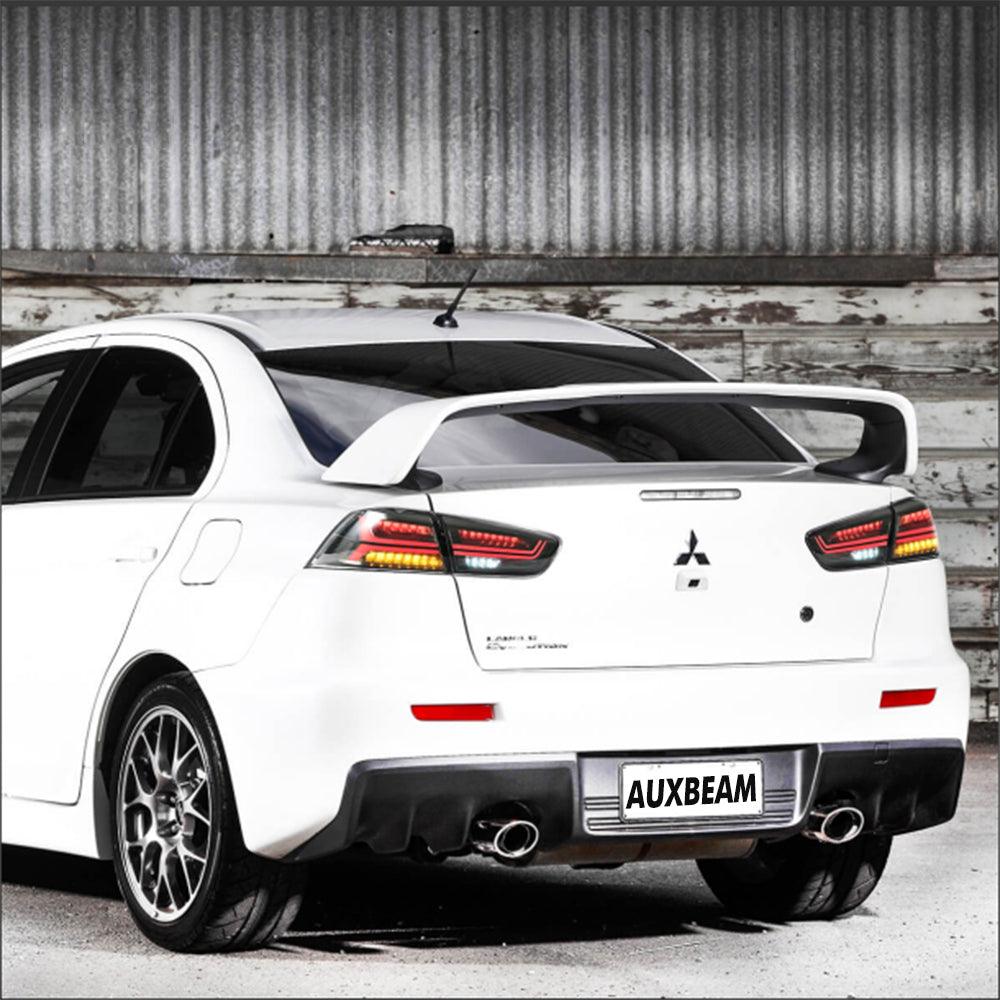 LED Tail Light Assembly With Sequential Turn Signal For 2008-2017 Mitsubishi Lancer & EVO X