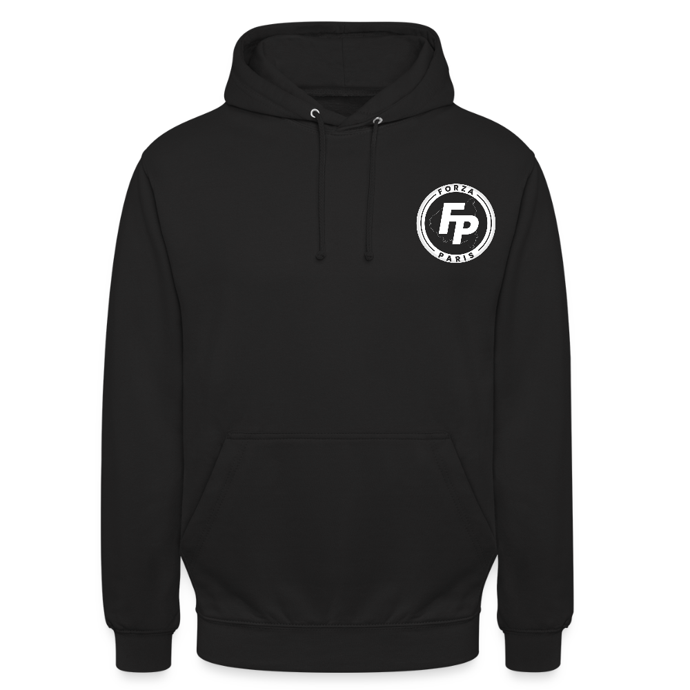 Sweat-shirt à capuche unisexe - noir