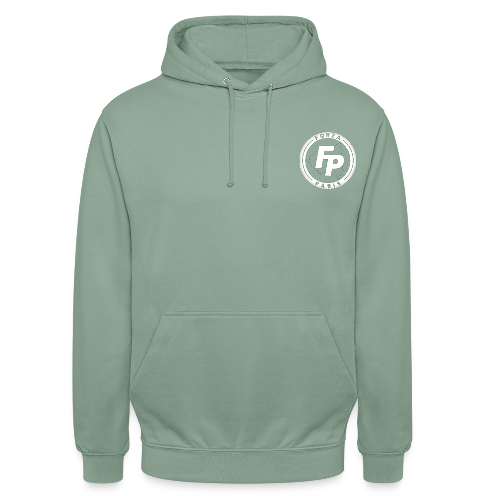 Sweat-shirt à capuche unisexe - vert-de-gris