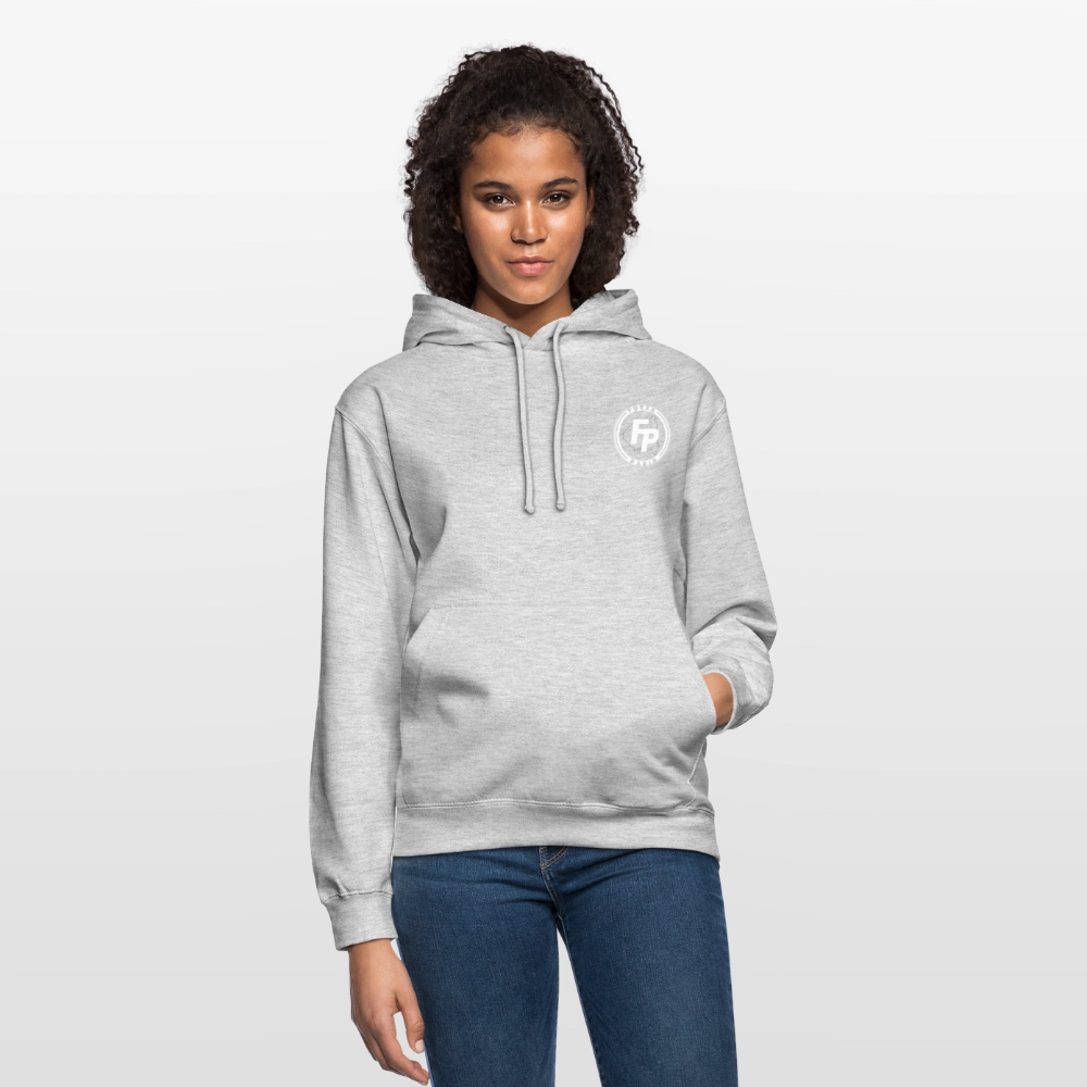 Sweat-shirt à capuche unisexe - gris clair chiné