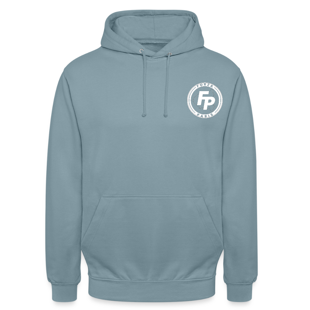 Sweat-shirt à capuche unisexe - bleu fumée