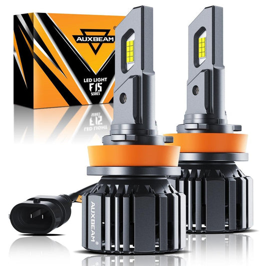 20% Smaller Size F15 Series 20000LM 90W LED Headlight Bulbs 6500K Cool White 