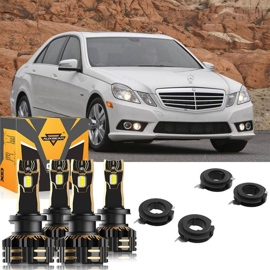 For 2011-2013 Mercedes Benz E350 H7 LED Headlight Bulbs 