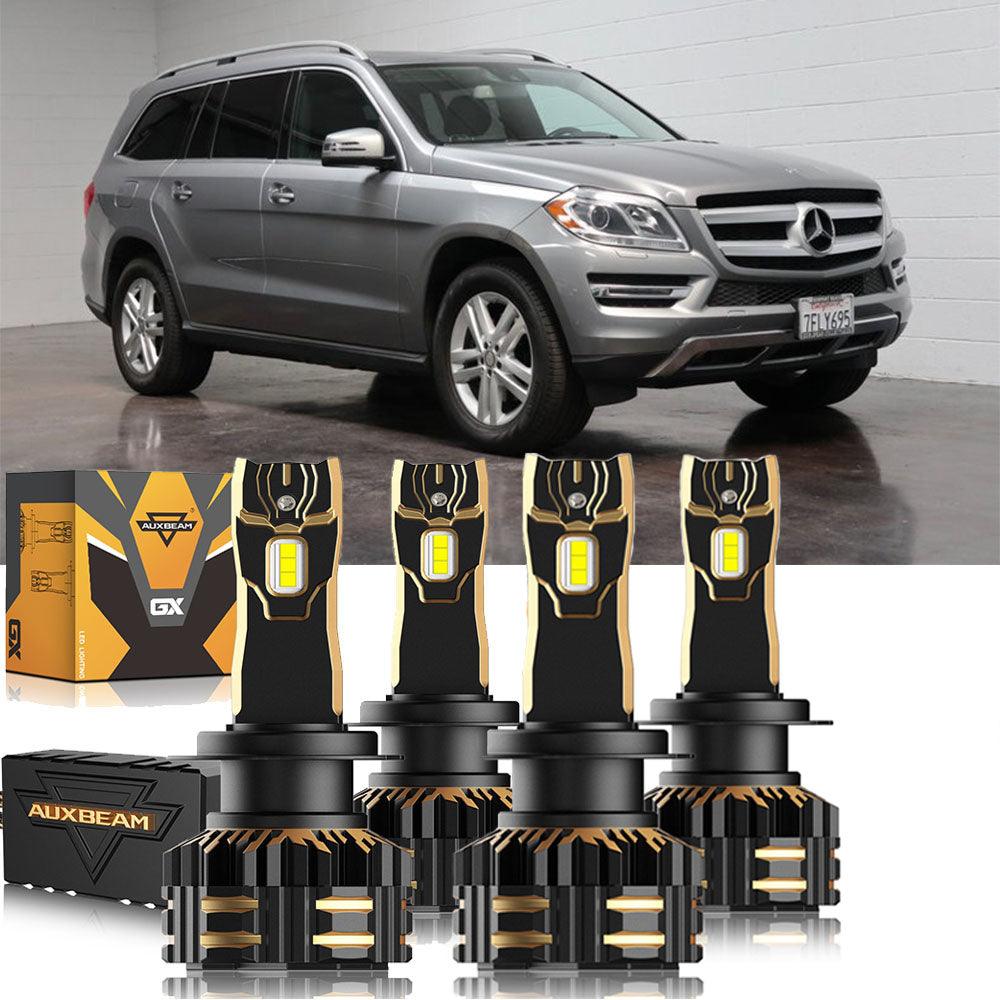 For 2015 Mercedes Benz GL350 H7 LED Headlight Bulbs Bundle 