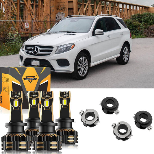 For 2017-2019 Mercedes Benz GLE400 H7 LED Headlight Bulbs Bundle