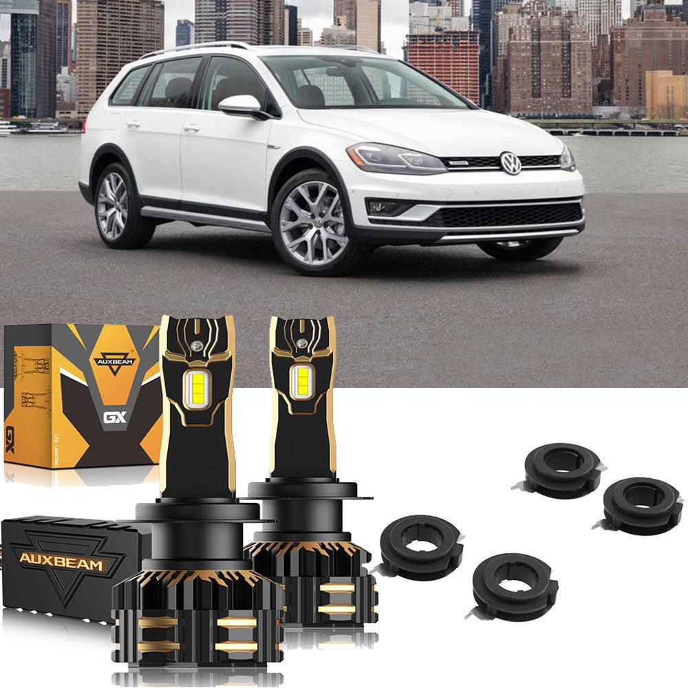 For 2018 Volkswagen Golf Alltrack H7 LED Headlight Bulbs 
