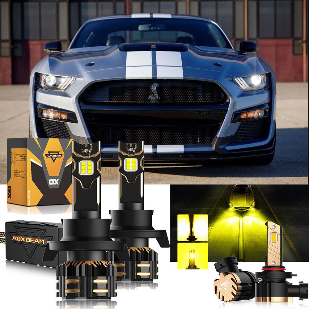 For 2007 Ford Mustang Shelby GT H13 LED Headlight Bulbs