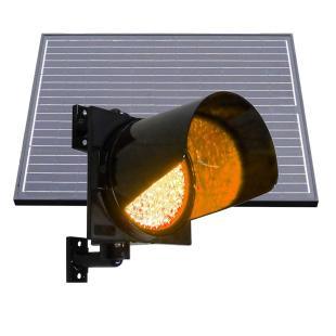 Feu R1 à leds Orange clignotant Solaire - SPEED LIGHT
