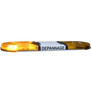 Orange LED rotating beacon ramp and illuminated center 