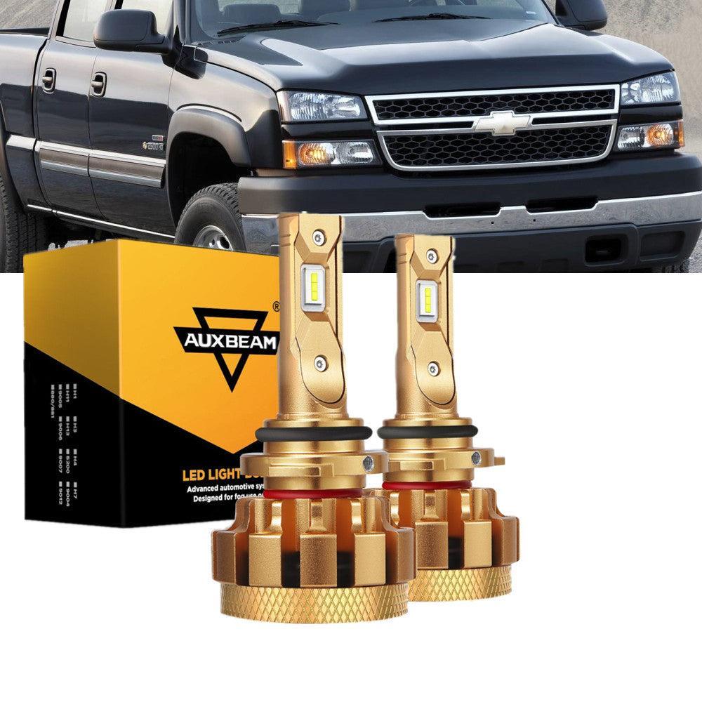 Para Chevrolet Silverado 2500 HD F-16 Plus Series 2001-2002 Canbus incorporado Grado automotriz 14000LM Bombillas LED Paquete de haz alto y bajo