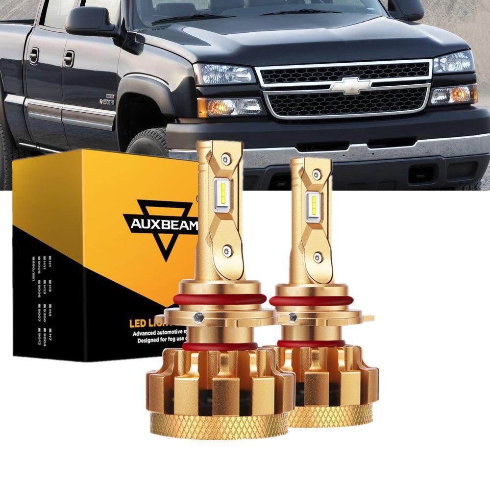 Para Chevrolet Silverado 2500 HD F-16 Plus Series 2001-2002 Canbus incorporado Grado automotriz 14000LM Bombillas LED Paquete de haz alto y bajo