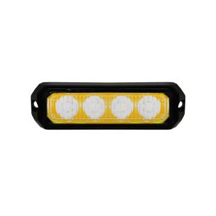 Feu p￩n￩trant orange 4 leds